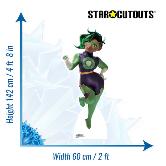 Green Lantern DC League of Super Pets Cardboard Cutout - mycardboardcutout