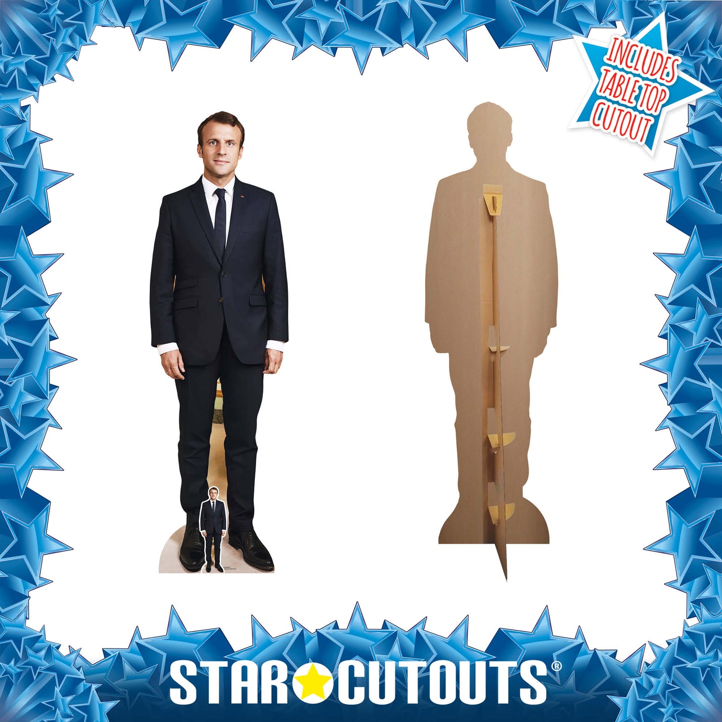 French President Emmanuel Macron  Cardboard Cutout Politician