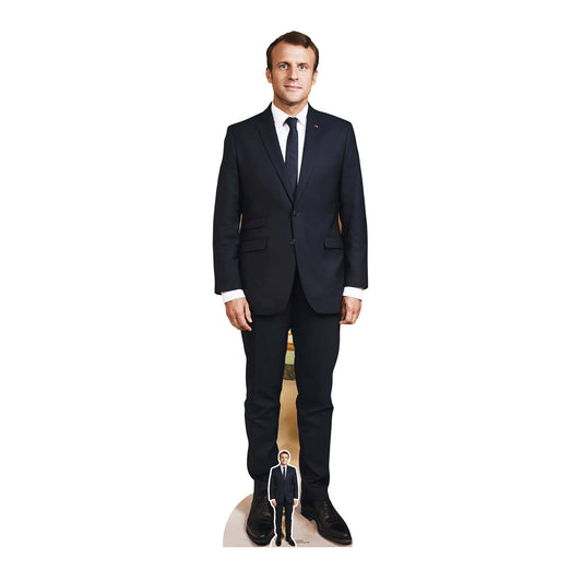 French President Emmanuel Macron Cardboard Cutout