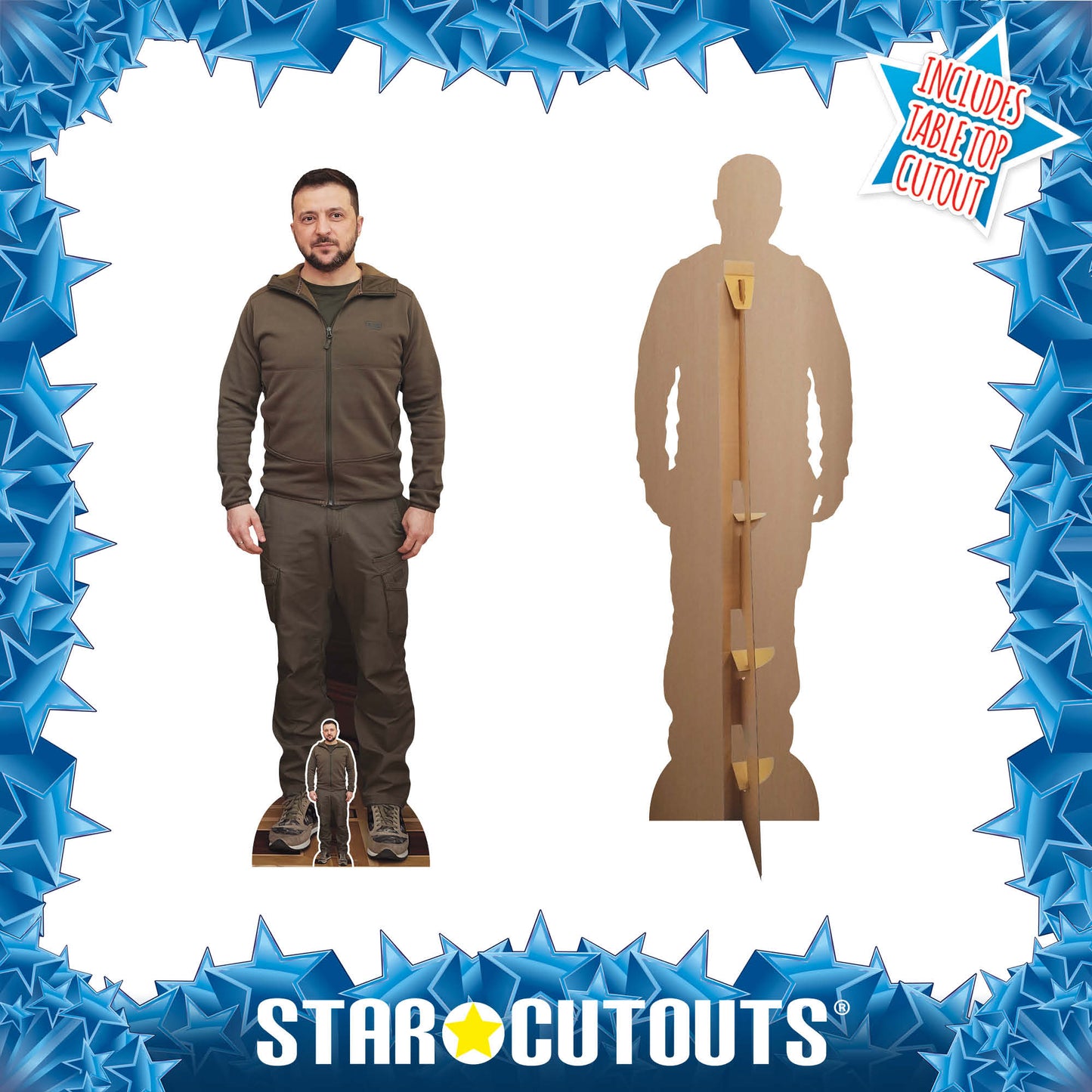 Volodymyr Zelenskyy President Ukraine Cardboard Cutout Politician - mycardboardcutout
