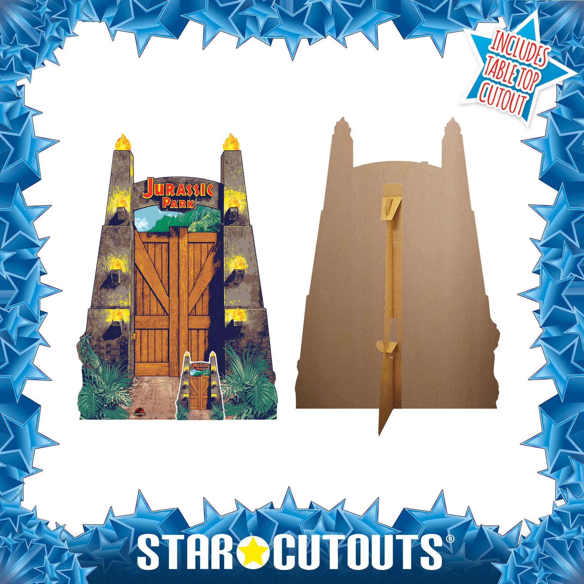 Jurassic Park Entrance Sign Cardboard Cutout - mycardboardcutout