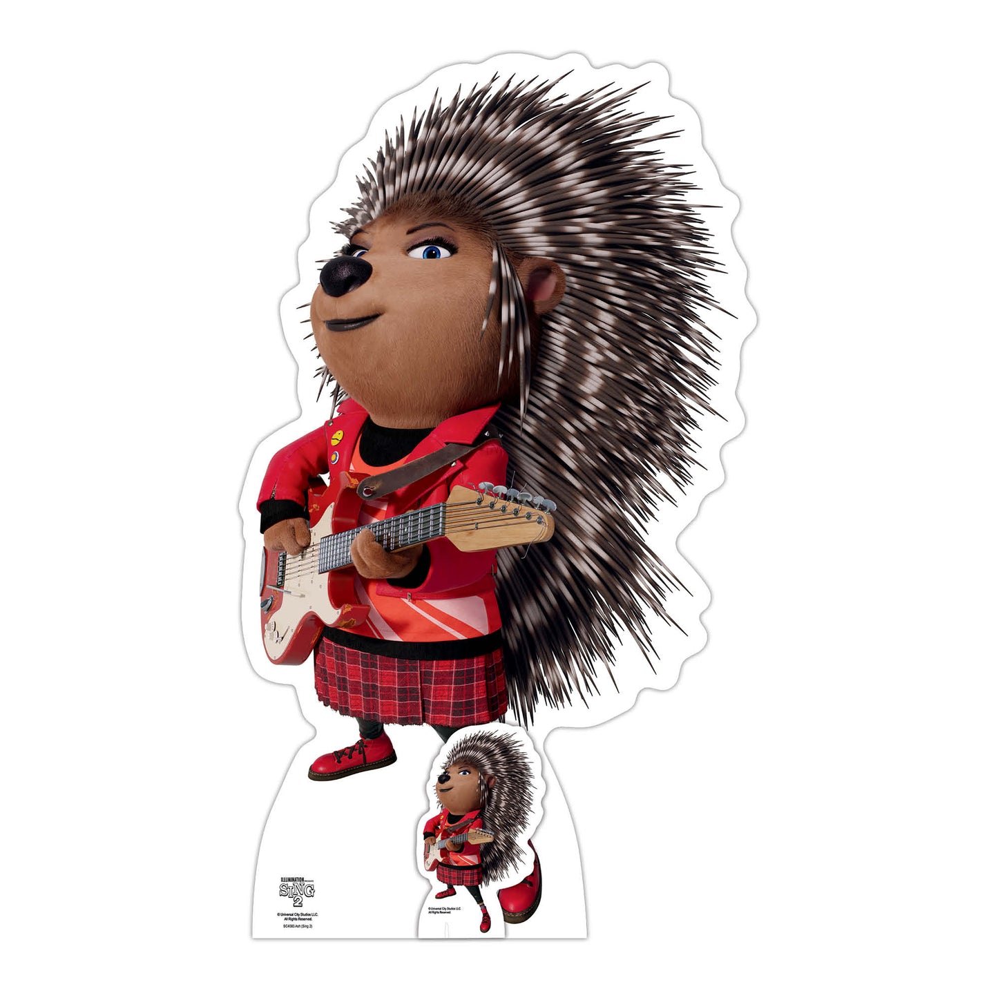Ash Porcupine Sing 2 Cardboard Cutout Official - mycardboardcutout