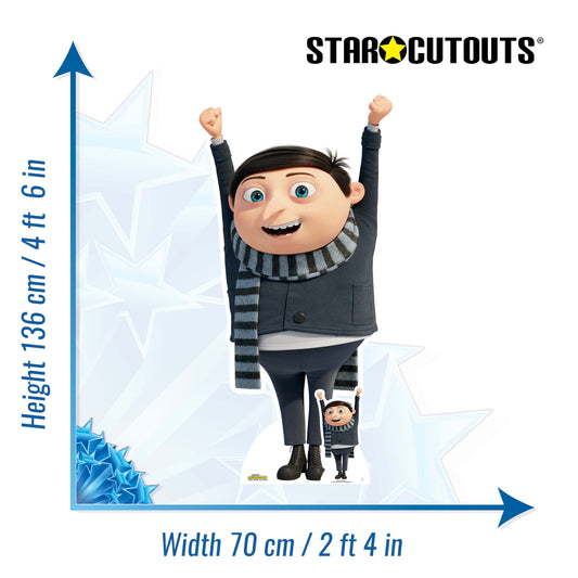 Young Gru Minions 2 Despicable Me and Minions Cardboard Cutout - mycardboardcutout