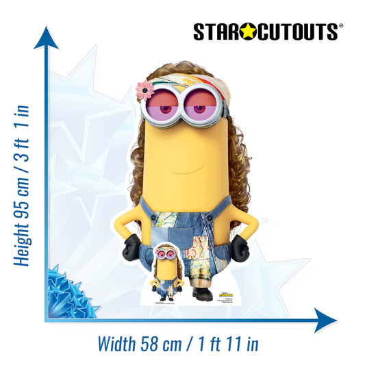 Kevin Hippy Minions 2 Despicable Me and Minions Cardboard Cutout - mycardboardcutout