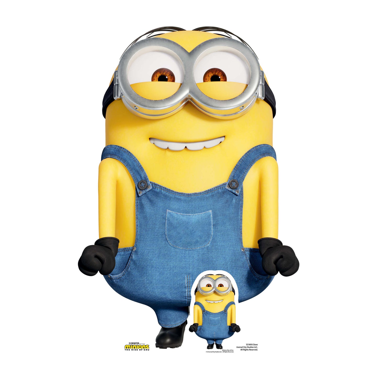 Dave Excited Minions 2 Despicable Me and Minions Cardboard Cutout - mycardboardcutout