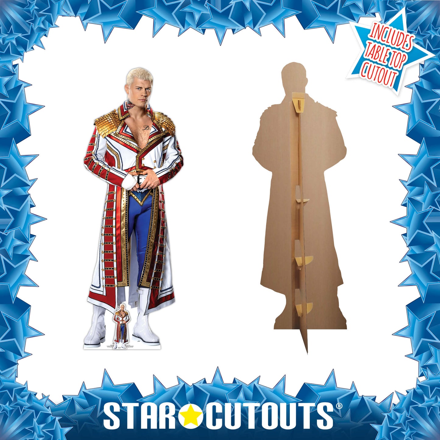 Cody Rhodes WWE Cardboard Cutout Lifesize - mycardboardcutout