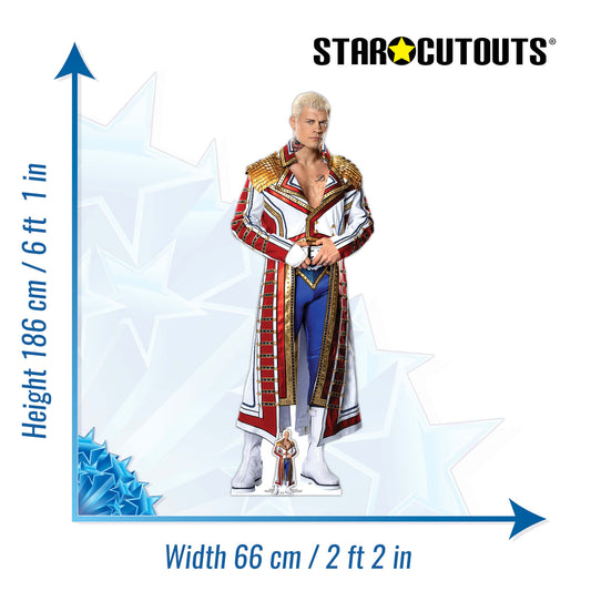 Cody Rhodes WWE Cardboard Cutout Lifesize - mycardboardcutout