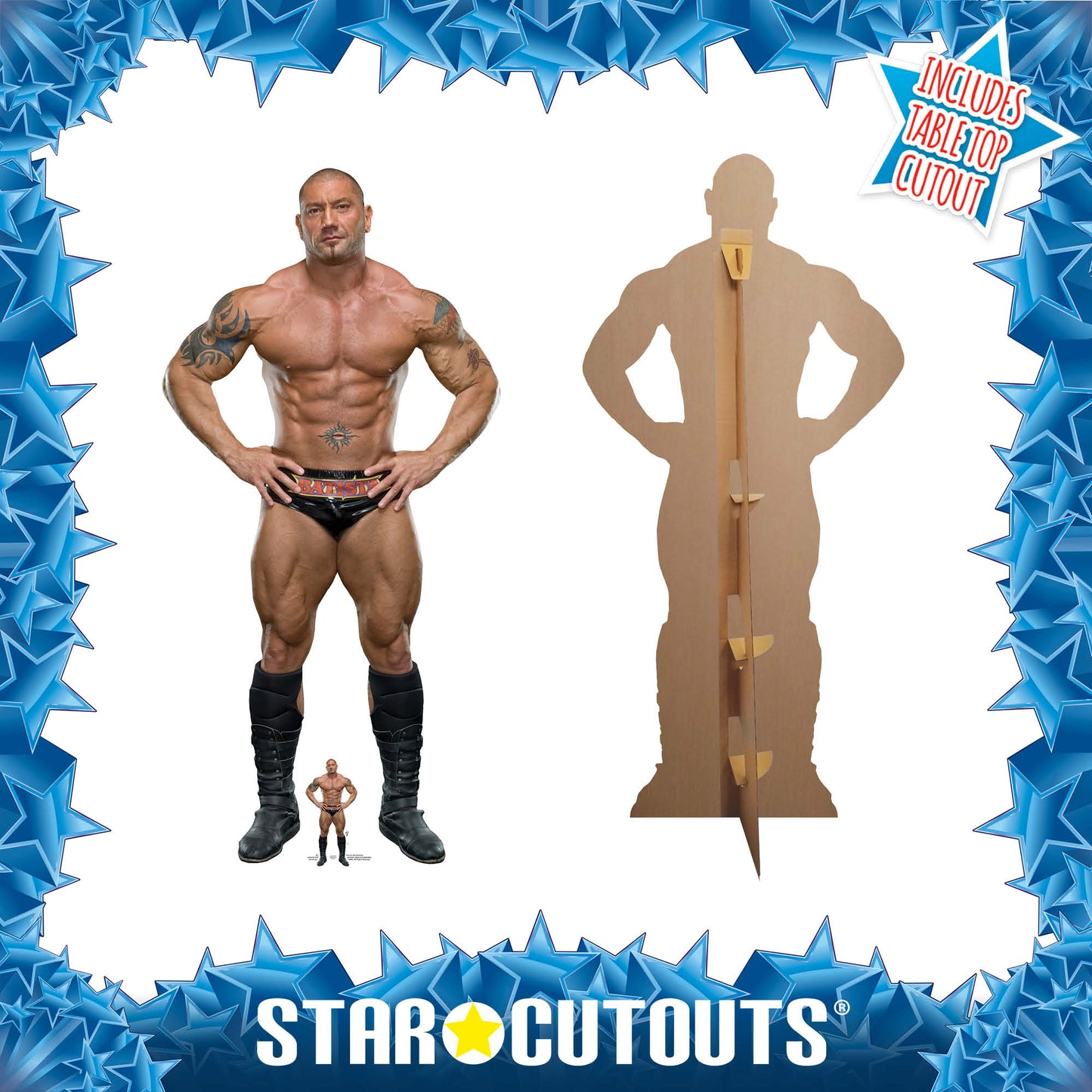 Batista WWE Cardboard Cutout Lifesize - mycardboardcutout
