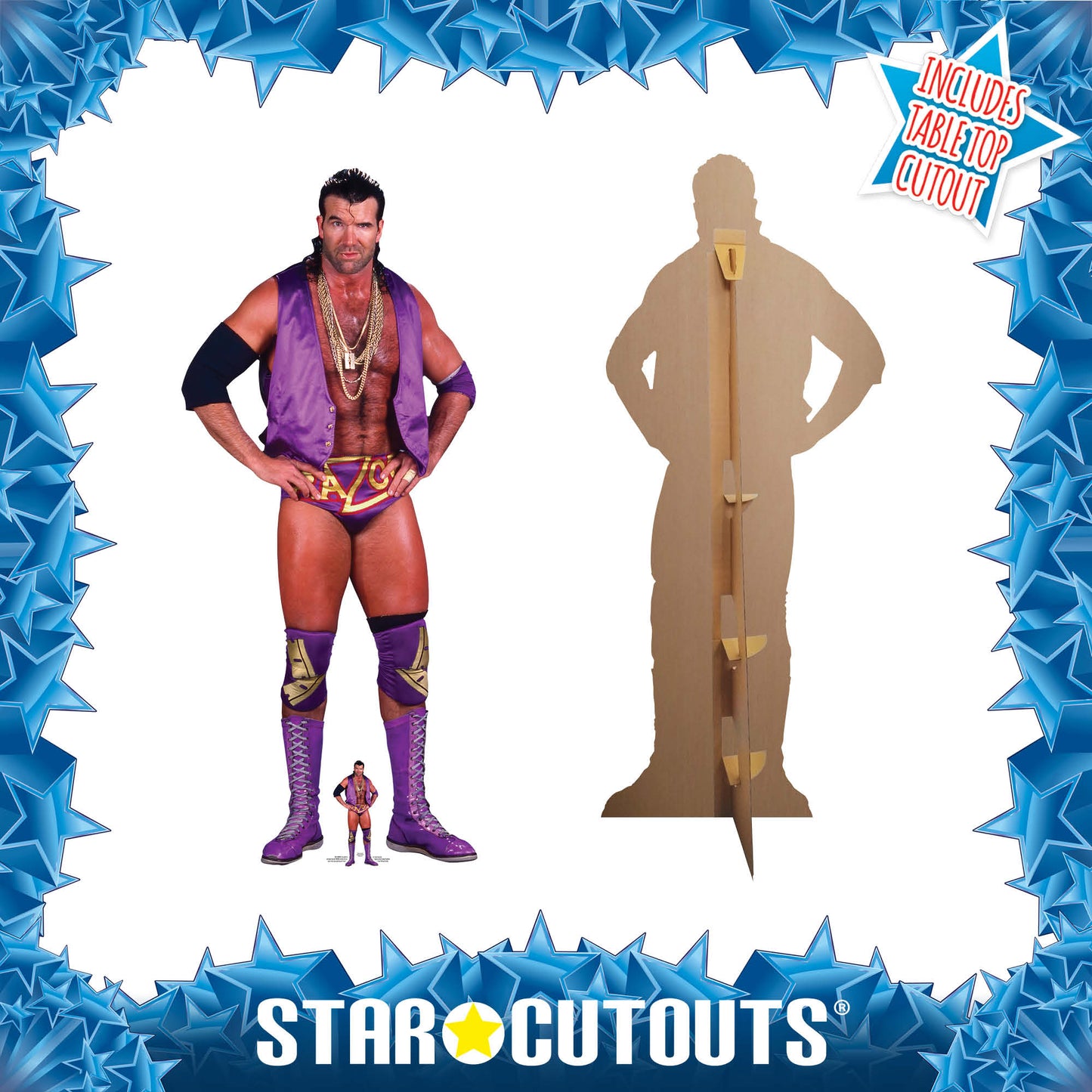 Razor Ramon WWE Cardboard Cutout Lifesize - mycardboardcutout