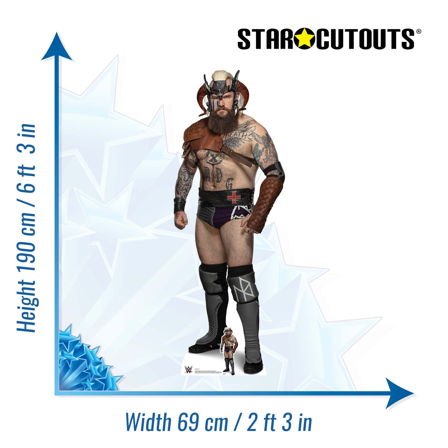 Erik WWE Cardboard Cutout Lifesize - mycardboardcutout