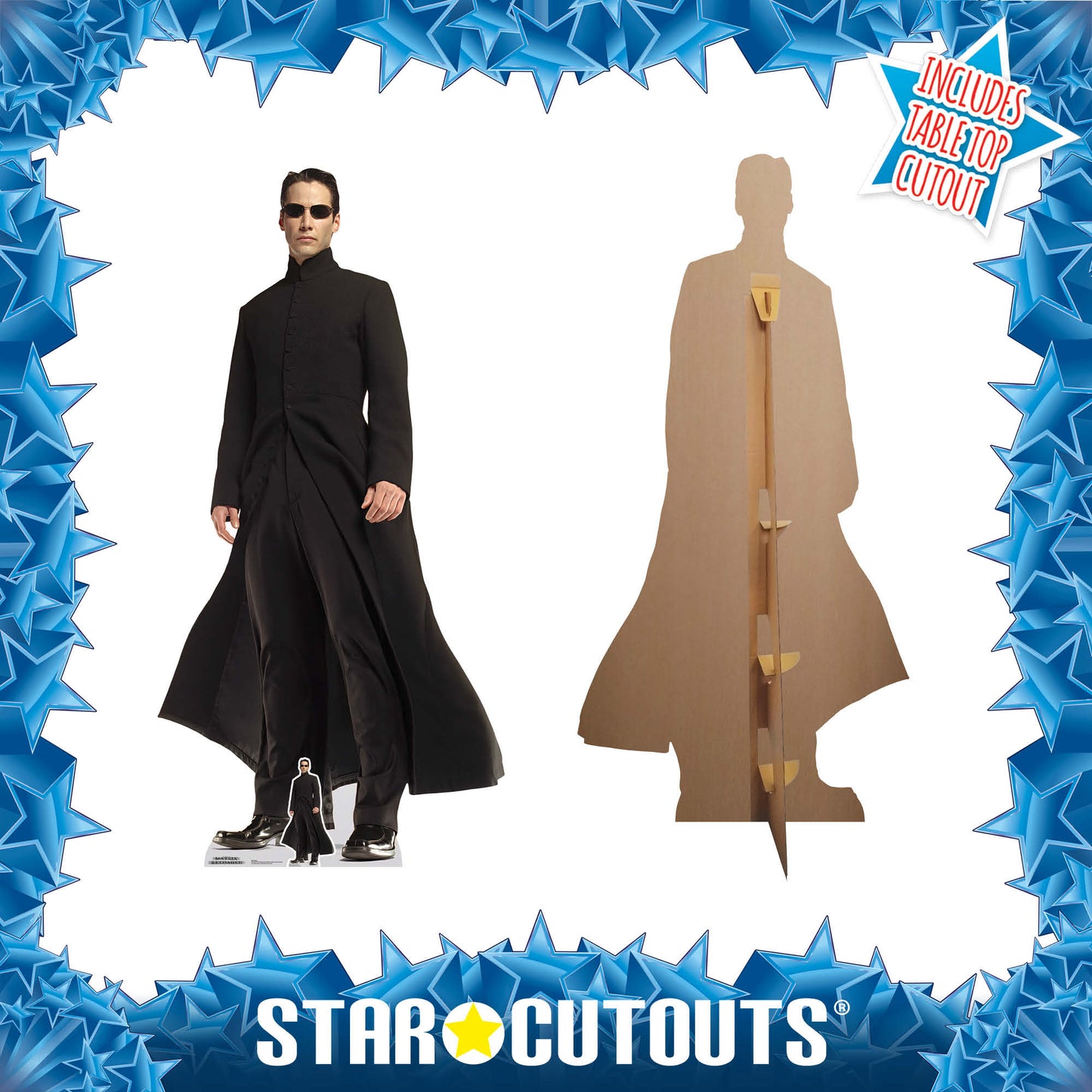 Neo Matrix Keanu Reeves Cardboard Cutout - mycardboardcutout
