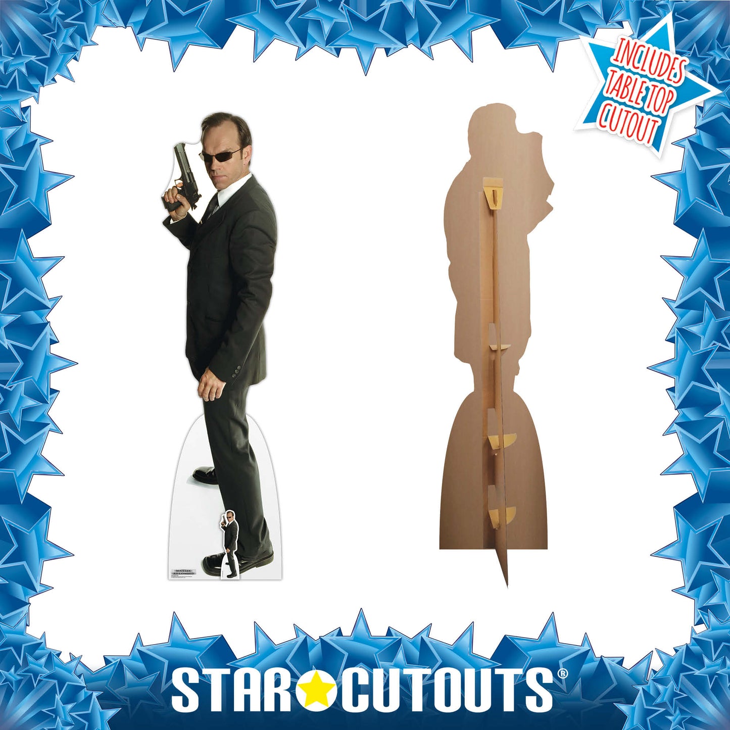 Matrix Hugo Weaving Cardboard Cutout Agent Smith