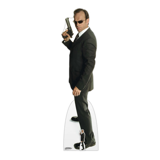 Matrix Hugo Weaving Cardboard Cutout Agent Smith - mycardboardcutout