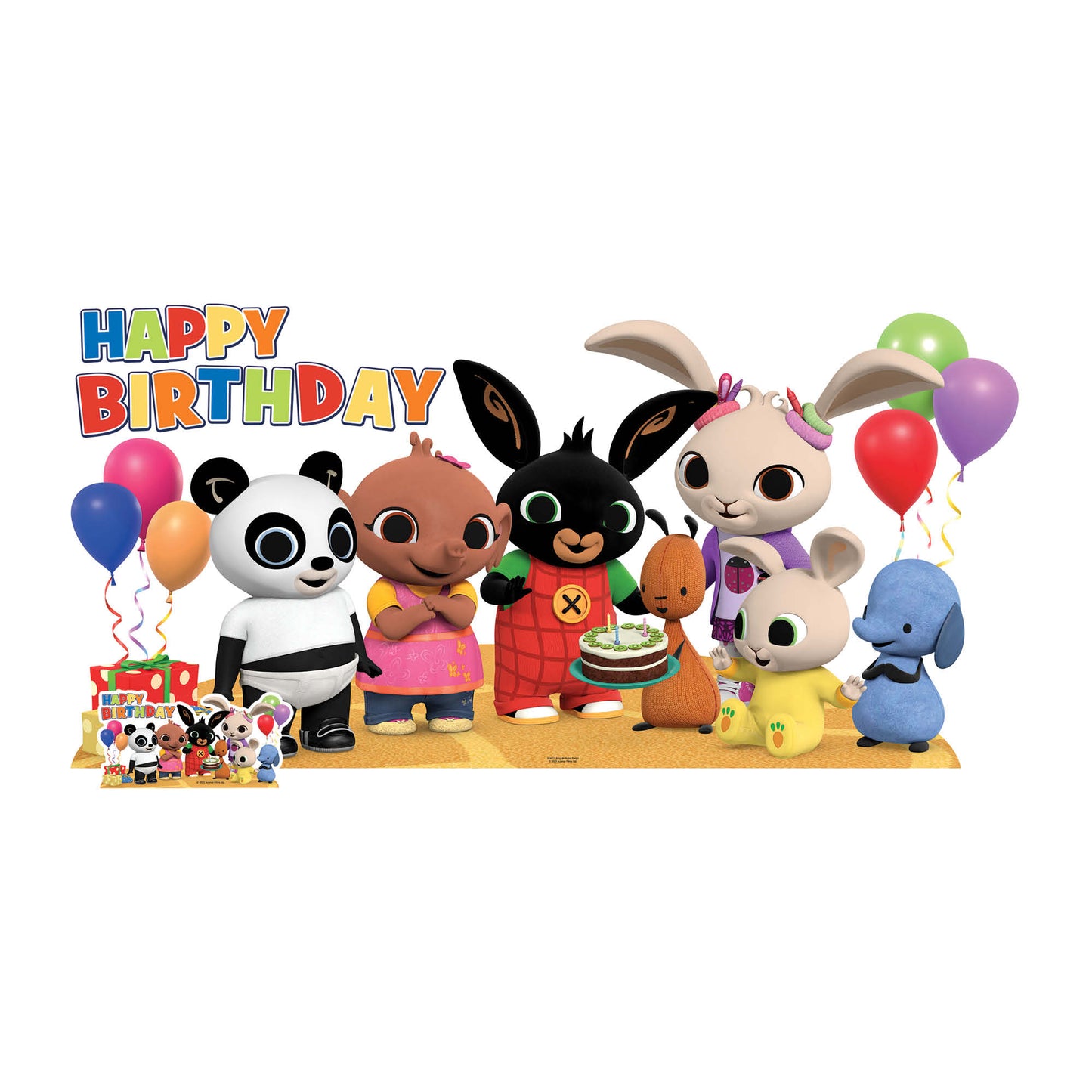 Bing Birthday Party Cardboard Cutout - mycardboardcutout