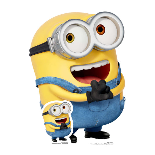 Bob Happy Minions 2 Despicable Me and Minions Cardboard Cutout - mycardboardcutout