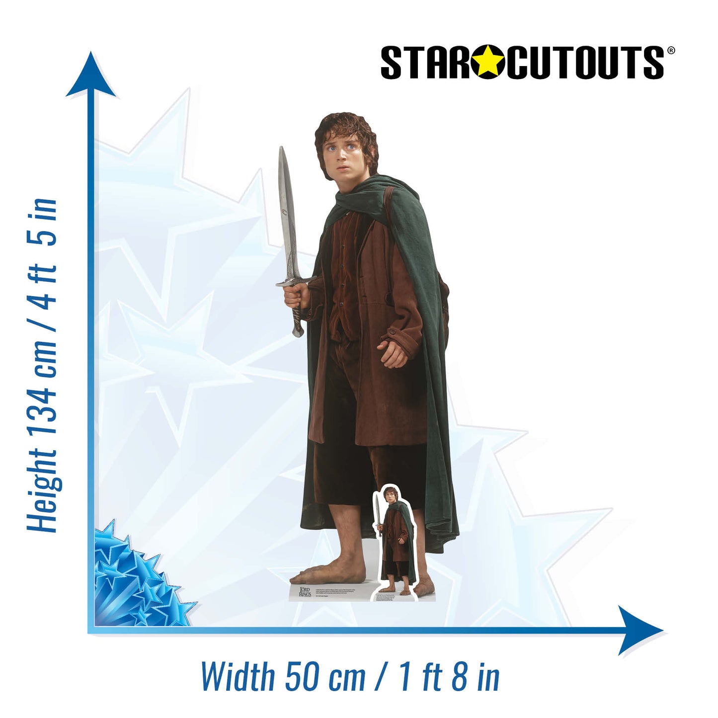 Frodo Baggins The Lord of the Rings Cardboard Cutout Lifesize