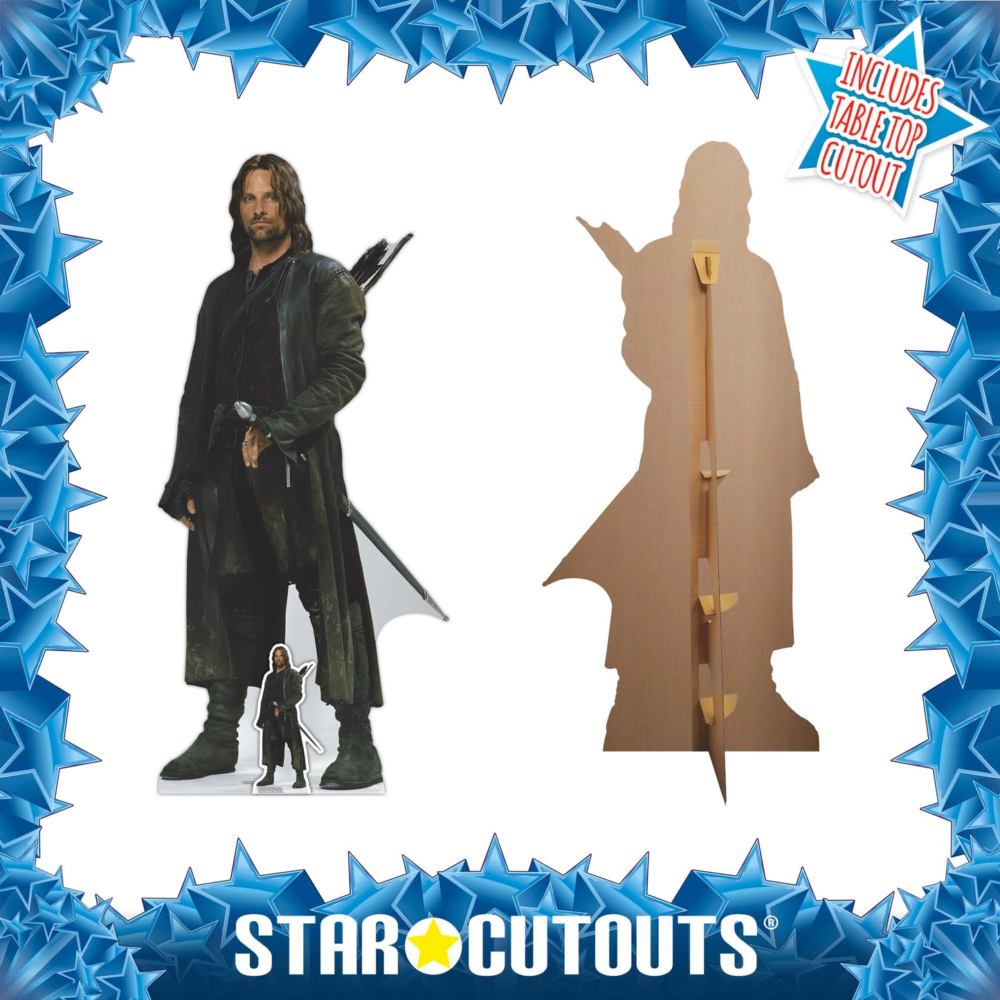 Aragorn The Lord of the Rings Cardboard Cutout Lifesize Height 192cm - mycardboardcutout