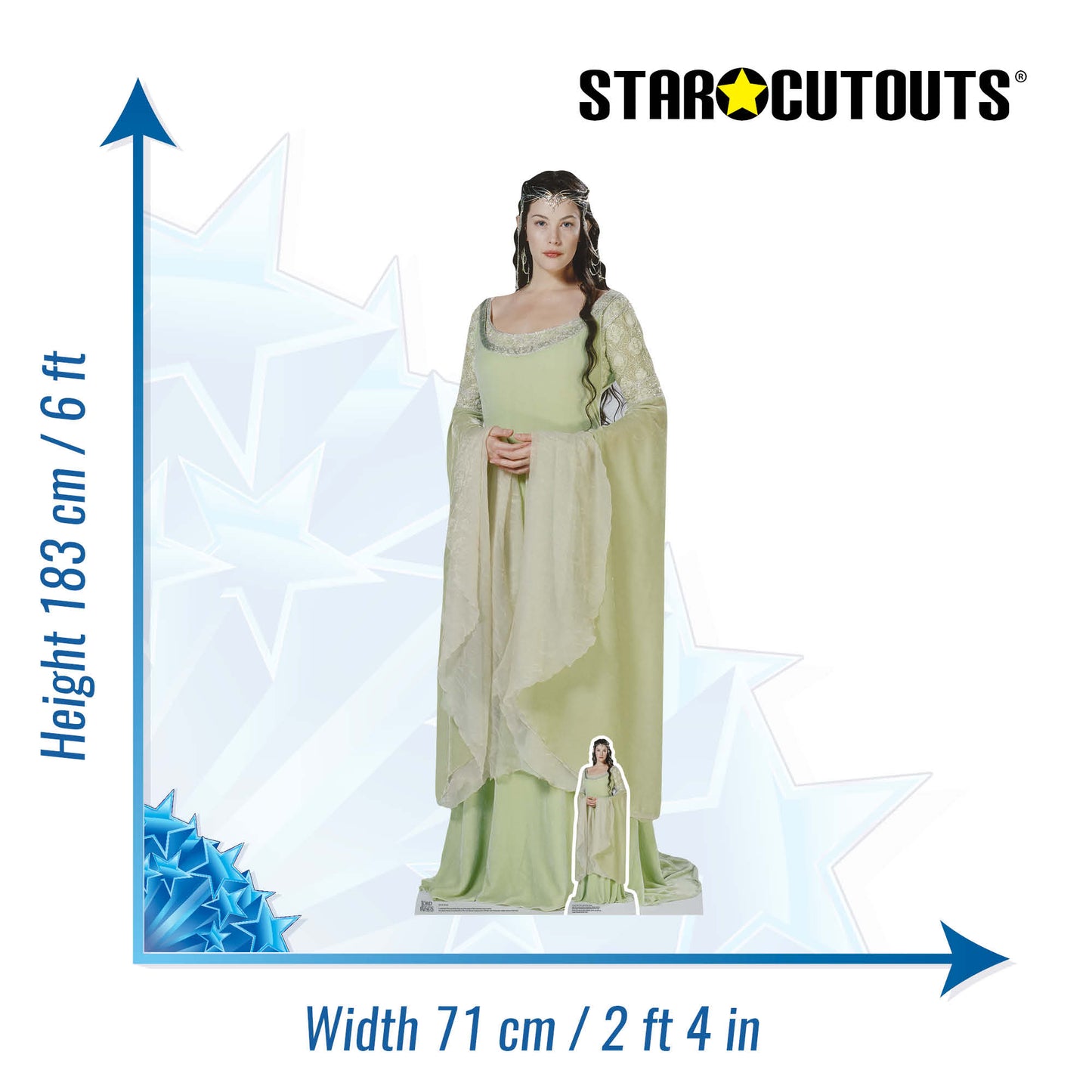 Arwen The Lord of the Rings Cardboard Cutout Lifesize - mycardboardcutout