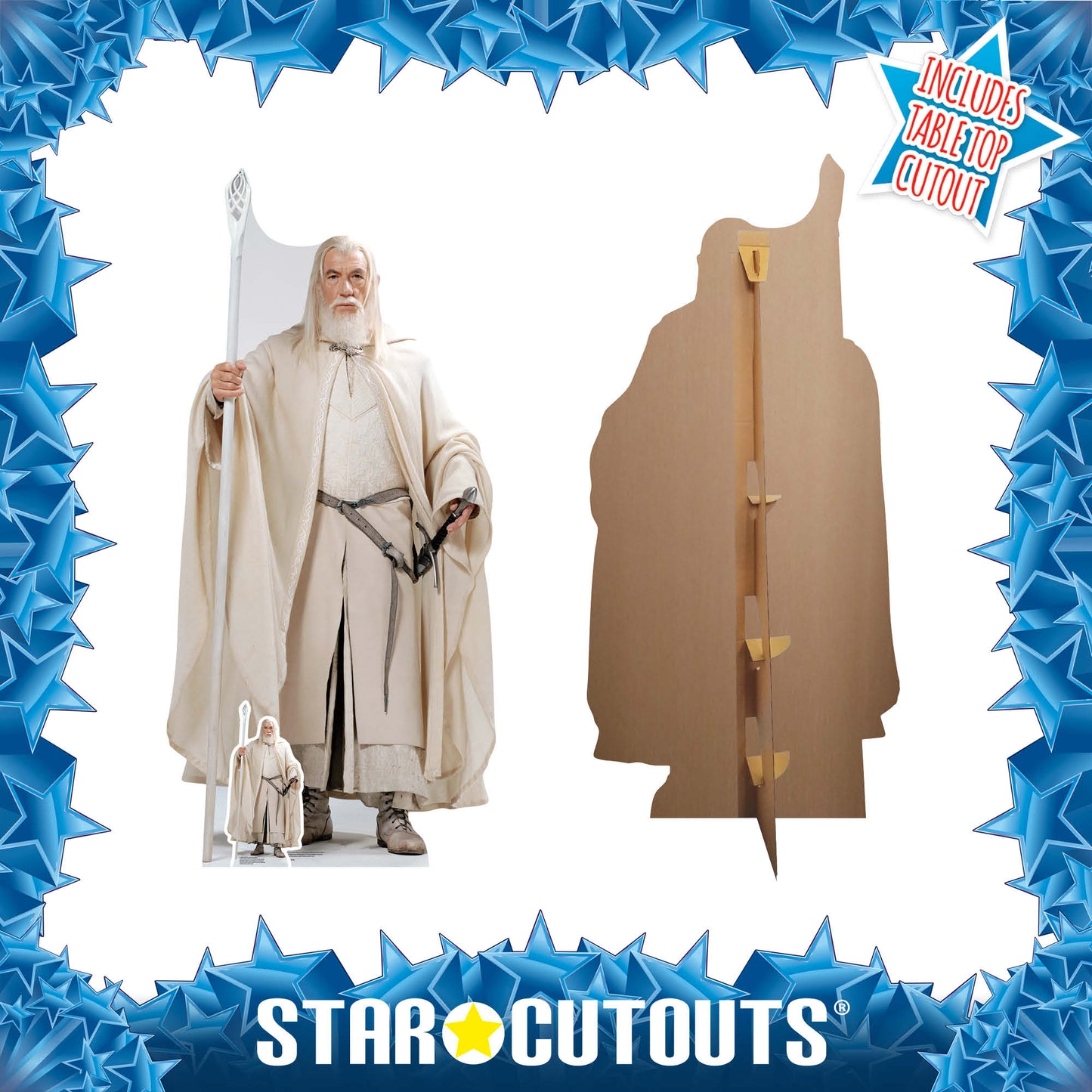Gandalf the White The Lord of the Rings Cardboard Cutout Lifesize - mycardboardcutout