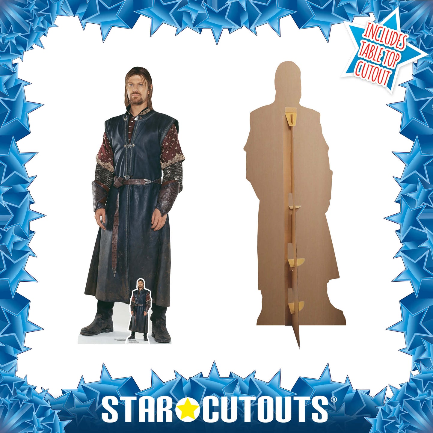 Boromir The Lord of the Rings Cardboard Cutout Lifesize Sean Bean