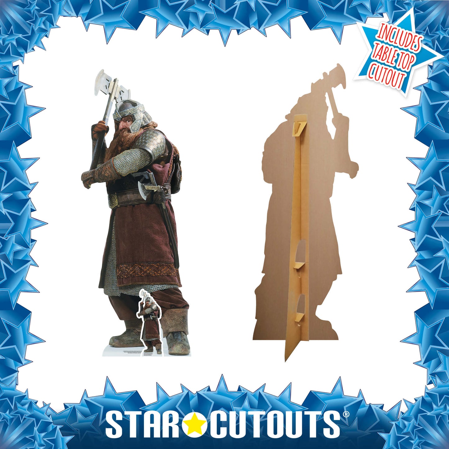 Gimli The Lord of the Rings Cardboard Cutout Lifesize - mycardboardcutout