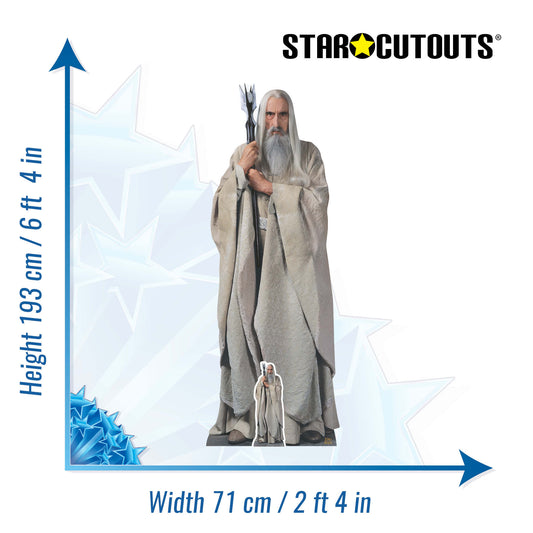 Saruman The Lord of the Rings Cardboard Cutout Lifesize - mycardboardcutout