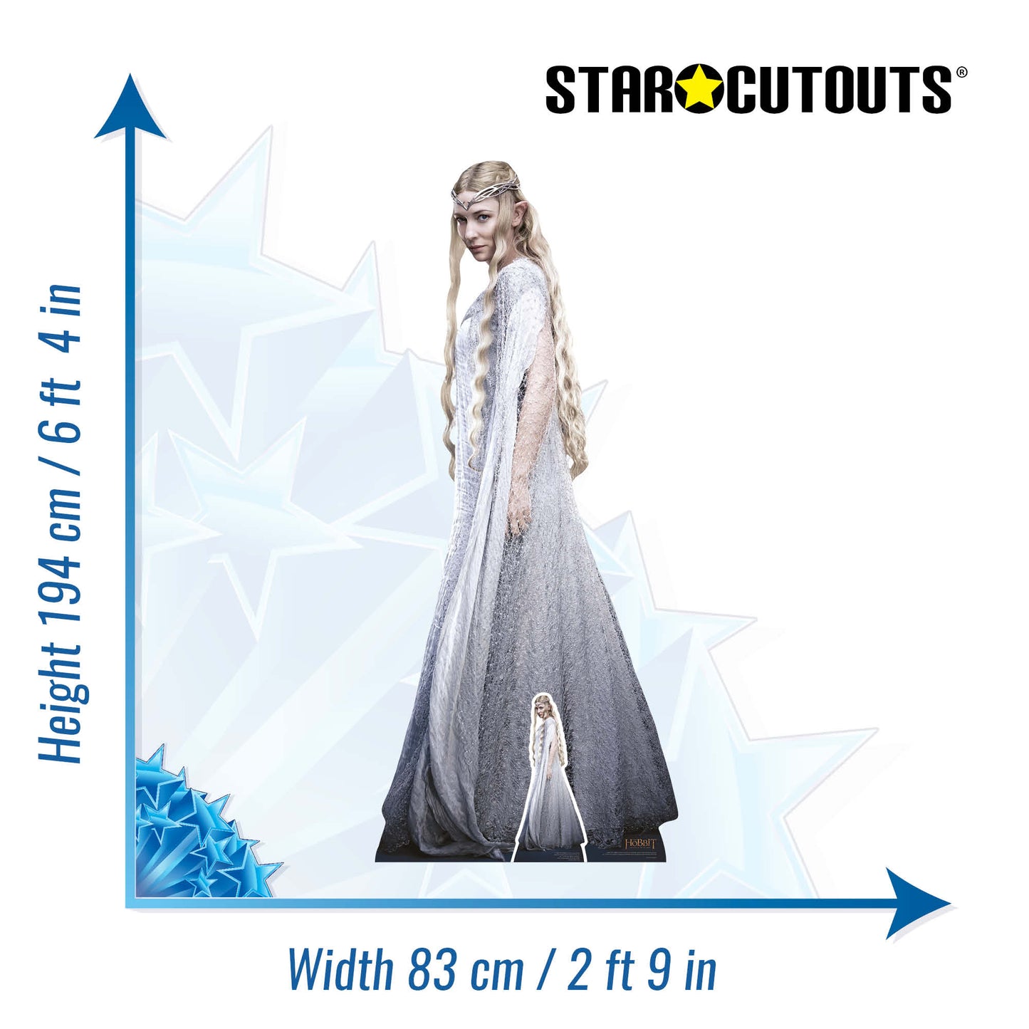 Galadriel The Hobbit Cardboard Cutout Lifesize - mycardboardcutout