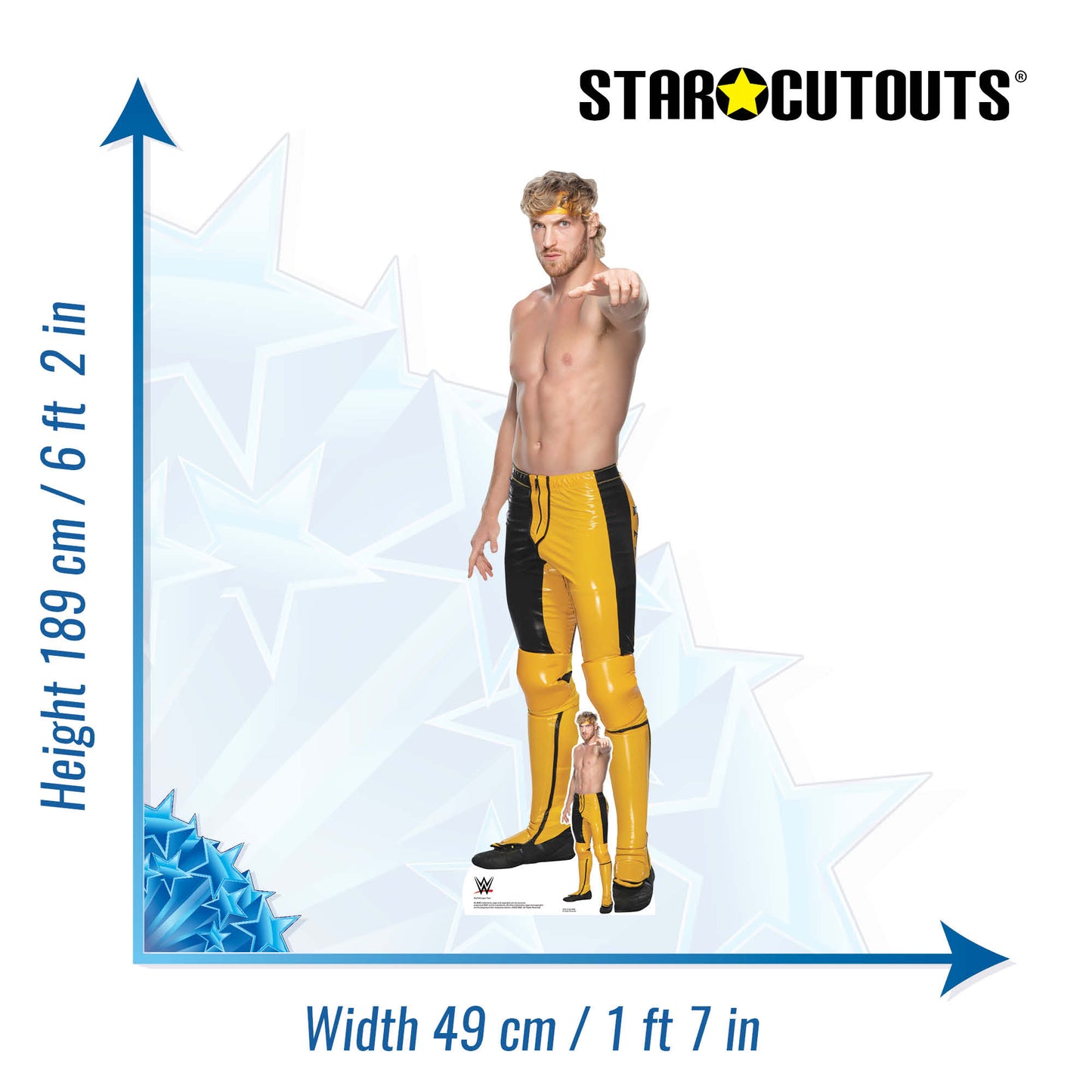 Logan Paul WWE Cardboard Cutout - mycardboardcutout