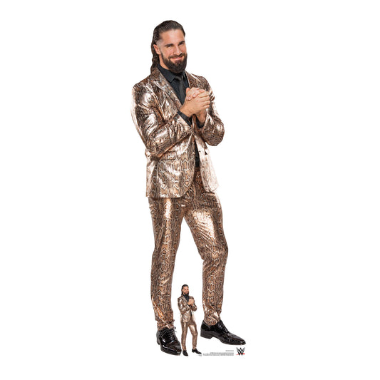Seth Rollins Gold Suit WWE Cardboard Cutout