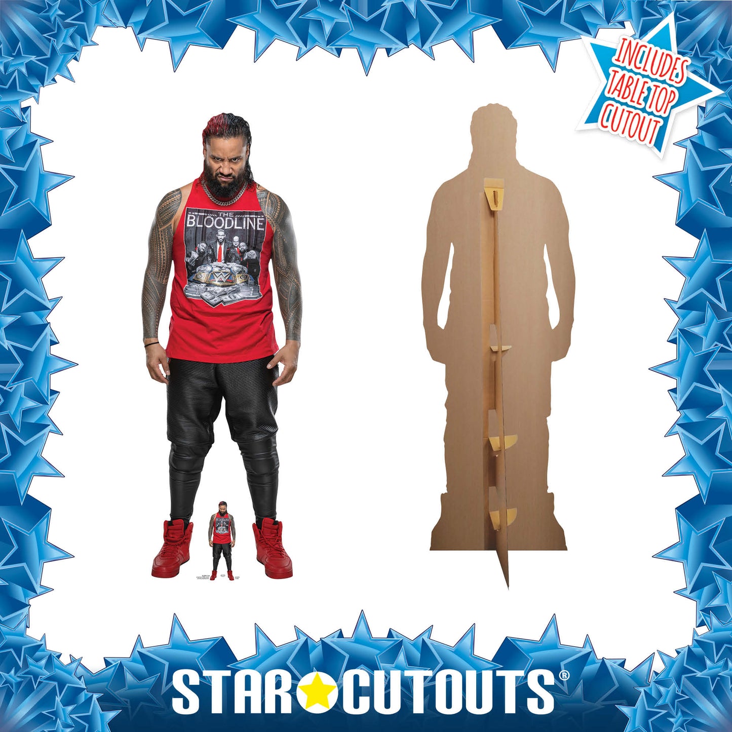 Jimmy Uso WWE Cardboard Cutout - mycardboardcutout