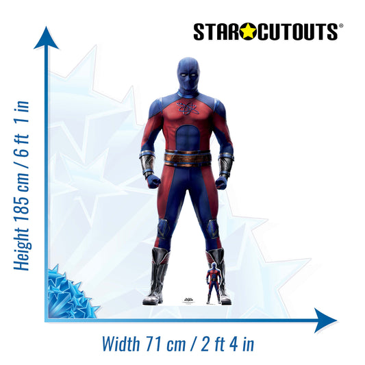 Noah Centineo Black Adam Cardboard Cutout Atom Smasher - mycardboardcutout