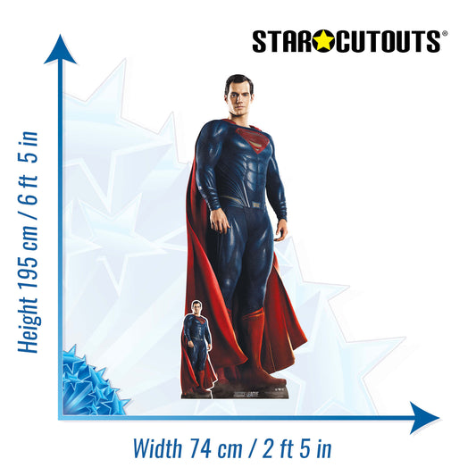 Superman Henry Cavill Cape Cardboard Cutout Life Size with Mini Cutout - mycardboardcutout