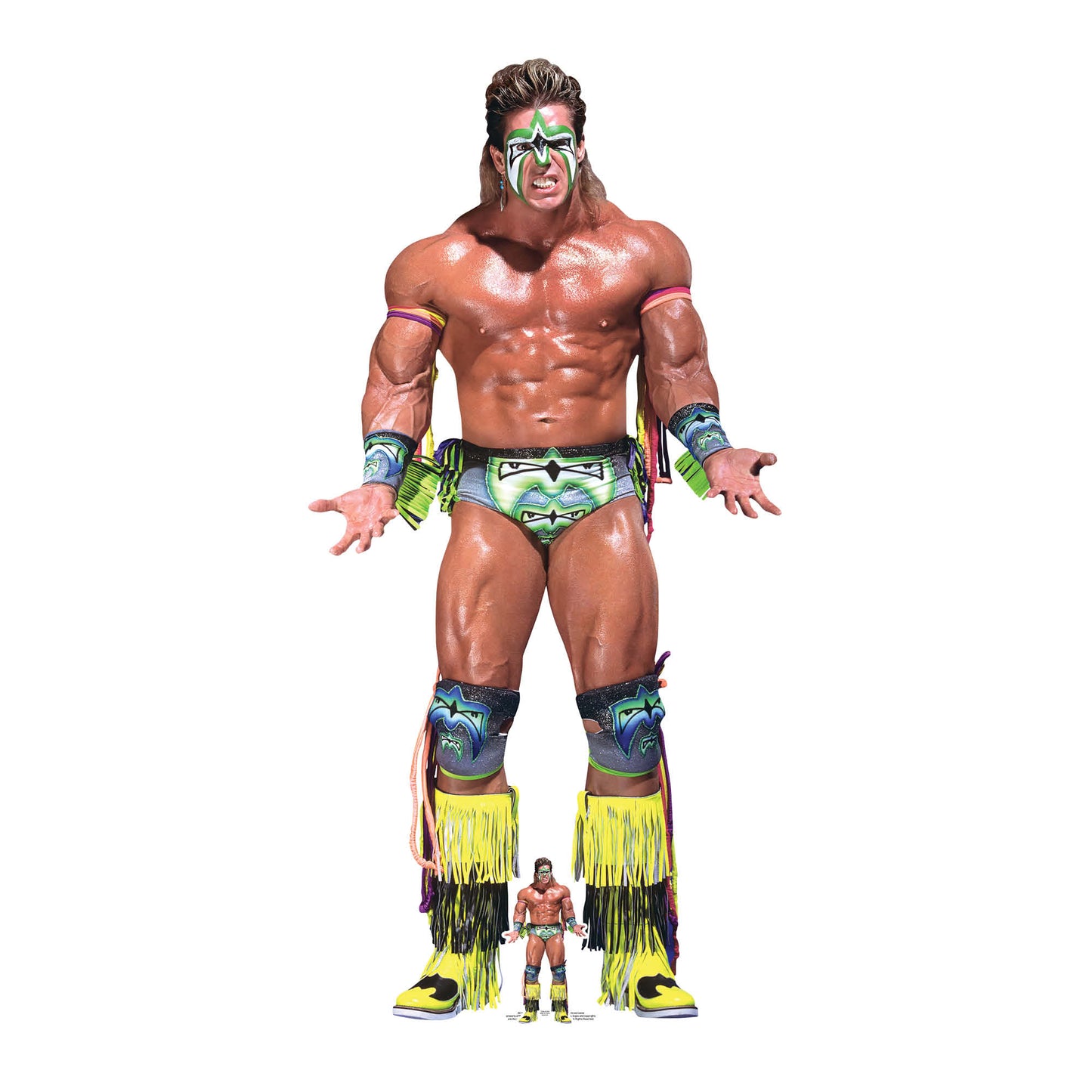 The Ultimate Warrior WWE Cardboard Cutout