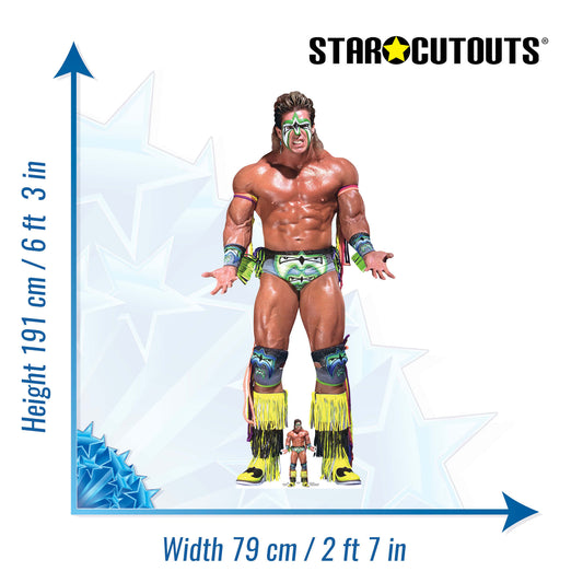 The Ultimate Warrior WWE Cardboard Cutout - mycardboardcutout