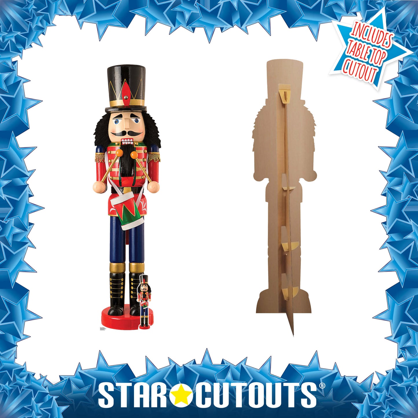 Christmas Nutcracker Doll Cardboard Cutout