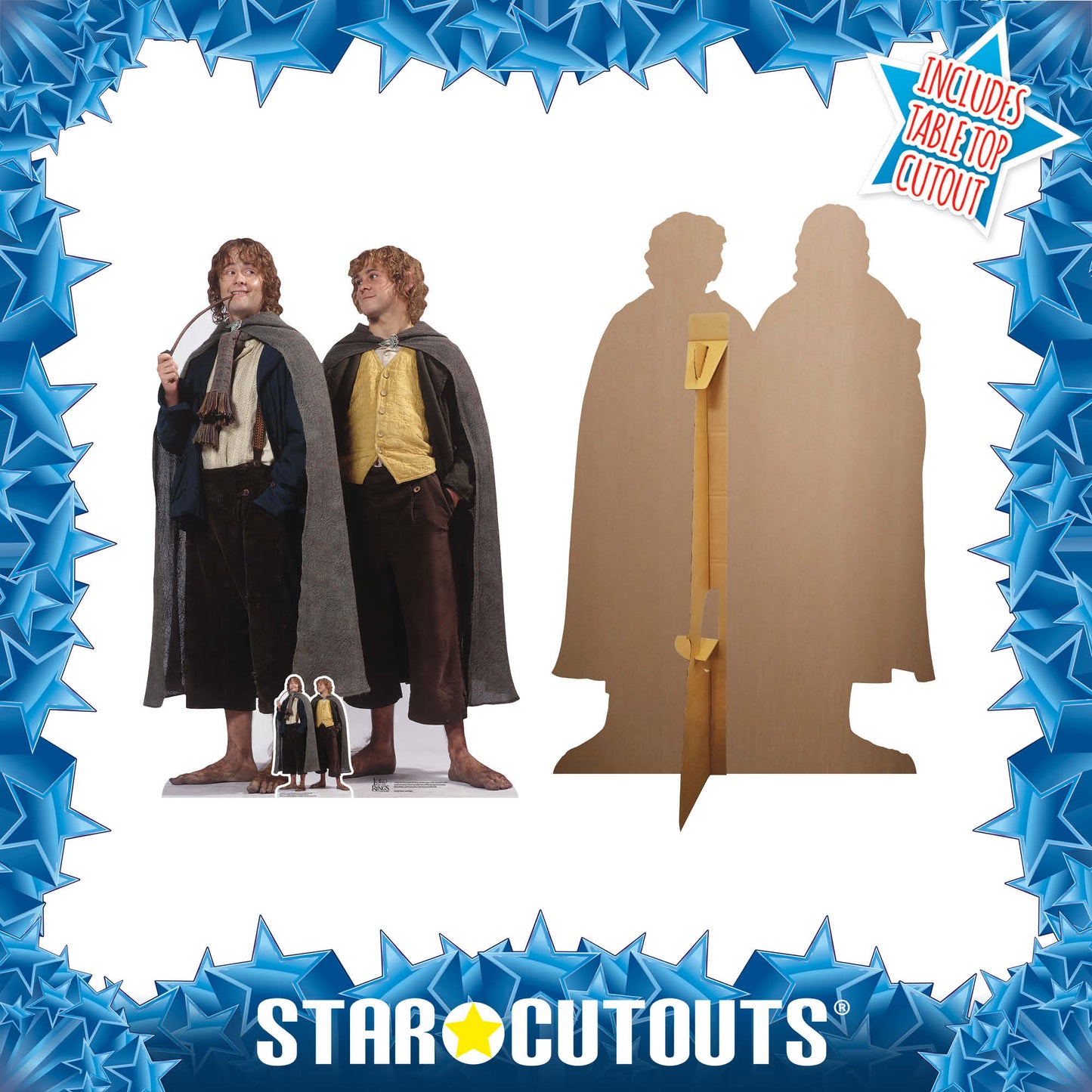 Merry and Pippin Double Lord of the Rings Cardboard Cutout - mycardboardcutout