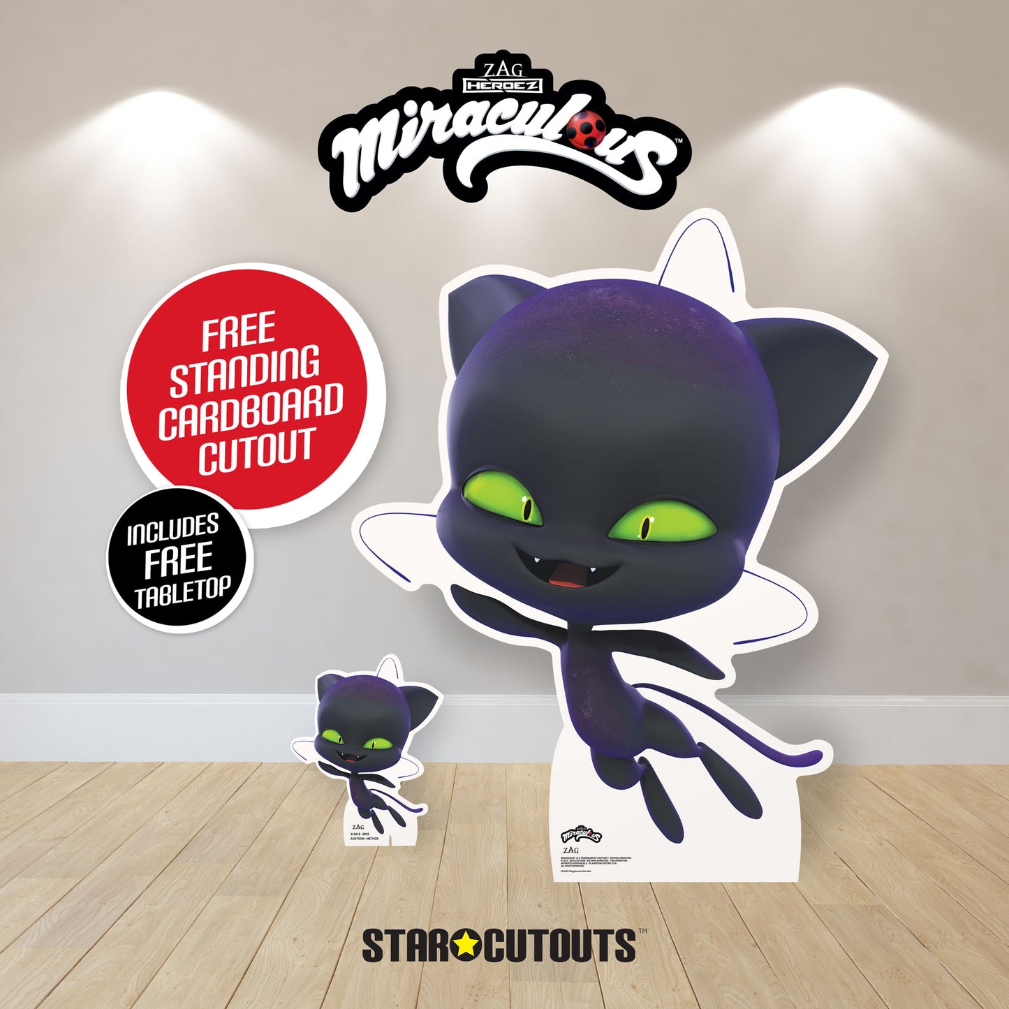 Plagg Kwami Miraculous Star Mini Cardboard Cutout - mycardboardcutout
