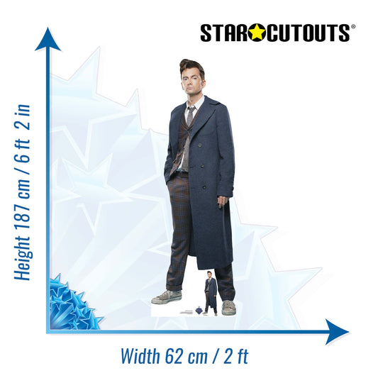 David Tennant Doctor Who Fourteenth Cardboard Cutout - mycardboardcutout