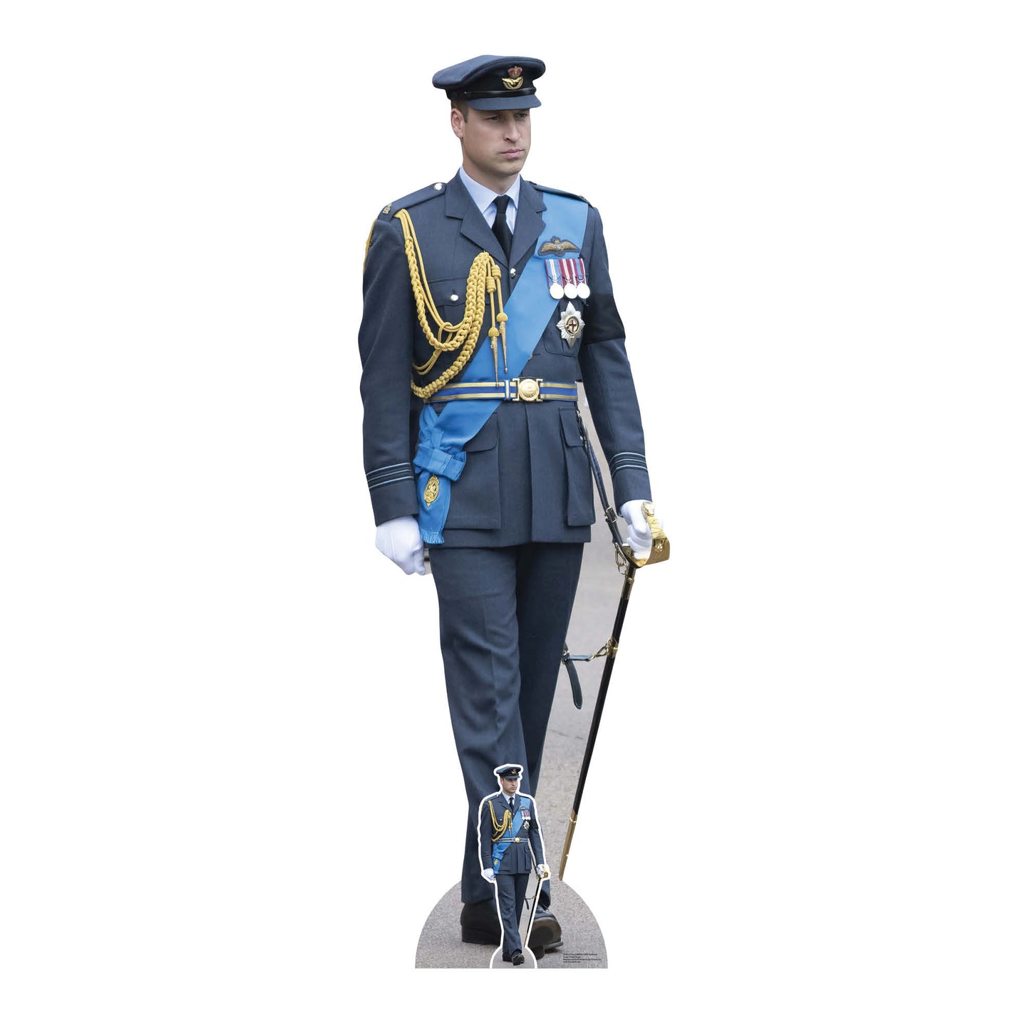 Prince William RAF Uniform Cardboard Cutout - mycardboardcutout