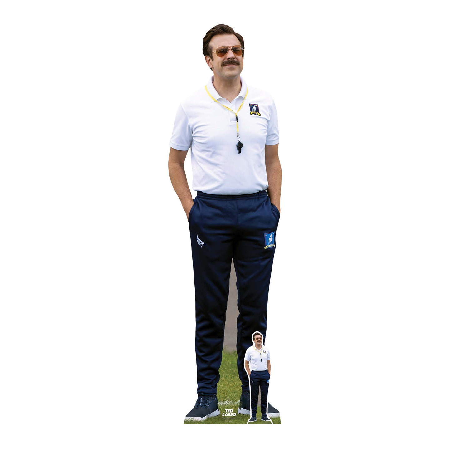 Ted Lasso Football Manager Jason Sudeikis Lifesize Cardboard Cutout Lifesize - mycardboardcutout