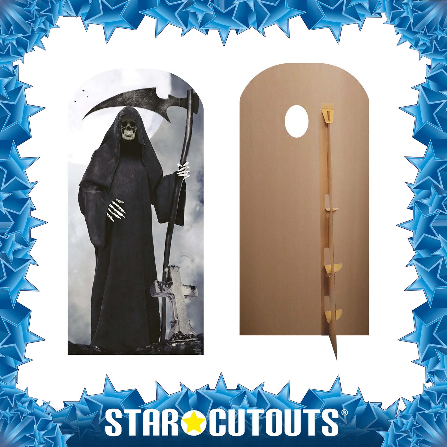 Grim Reaper Stand In Cardboard Cutout - mycardboardcutout