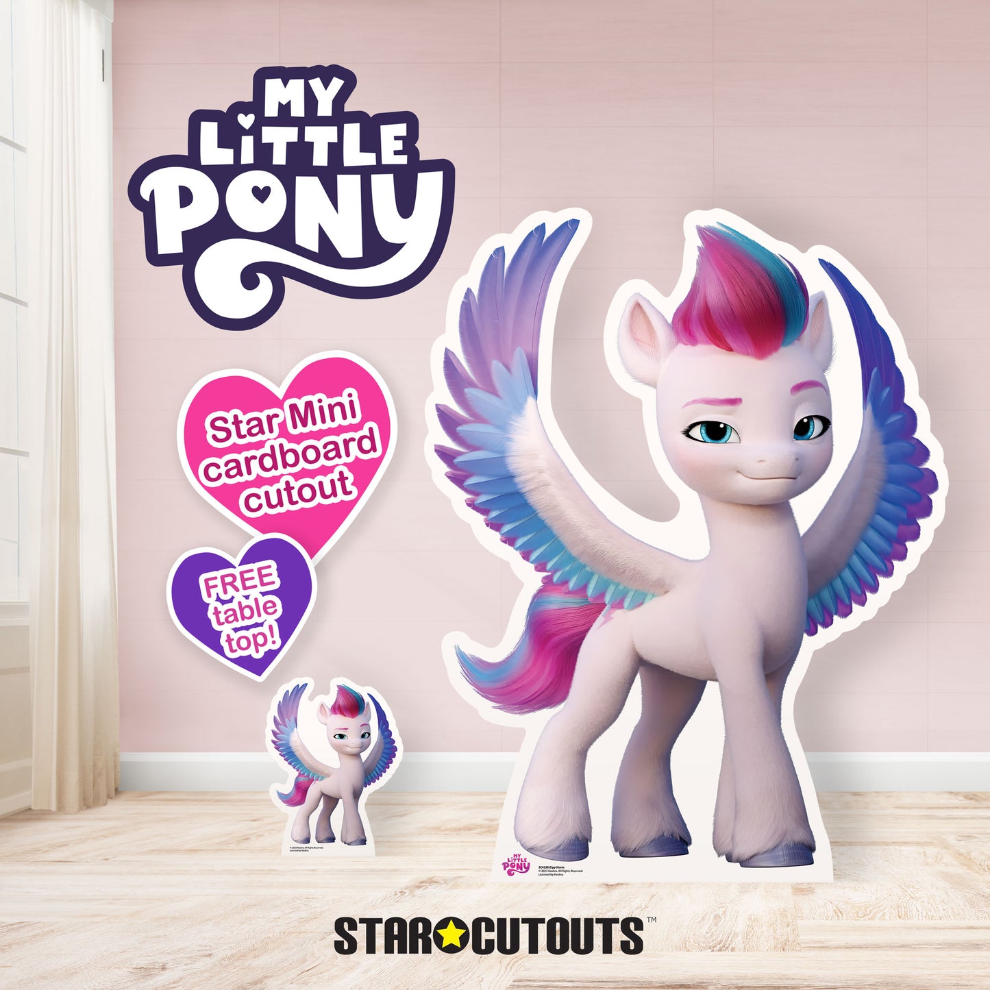Zipp Storm My Little Pony Star Mini Cardboard Cutout - mycardboardcutout