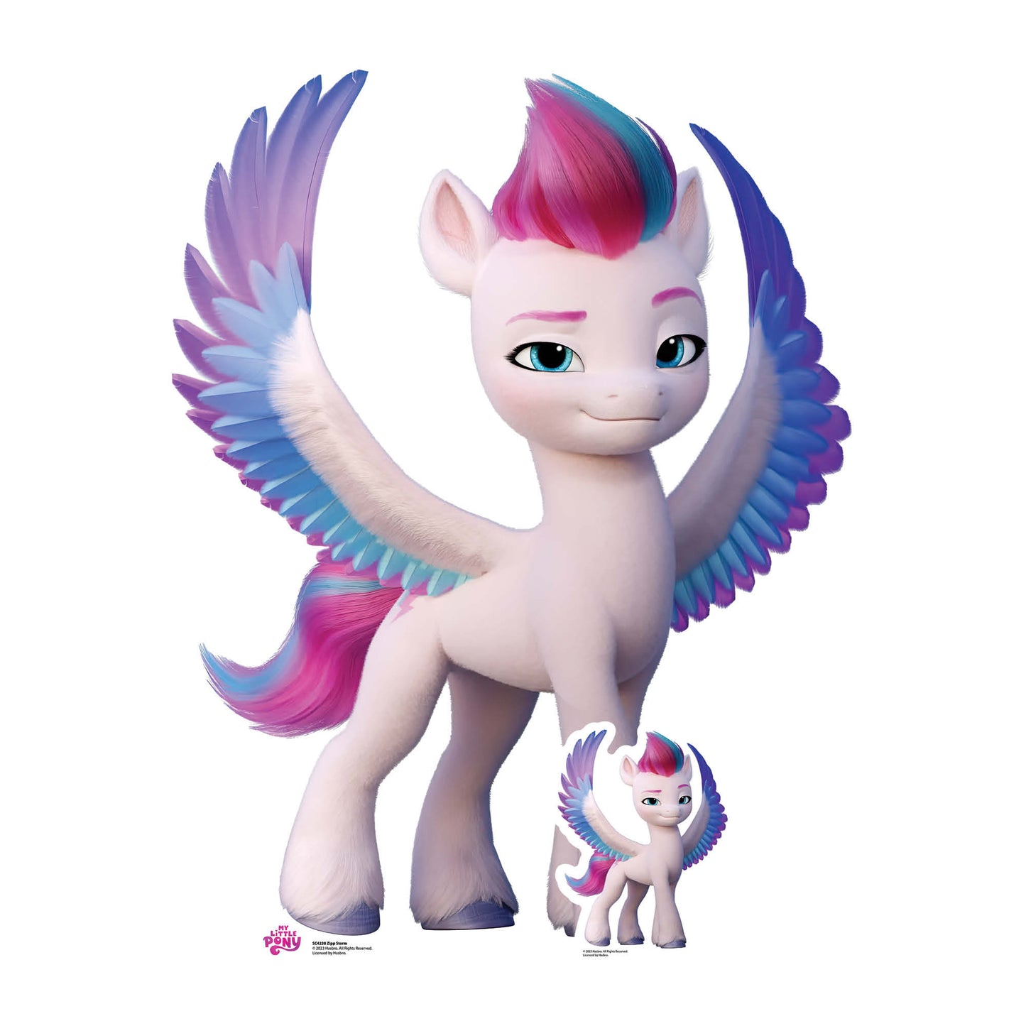 Zipp Storm My Little Pony Star Mini Cardboard Cutout - mycardboardcutout