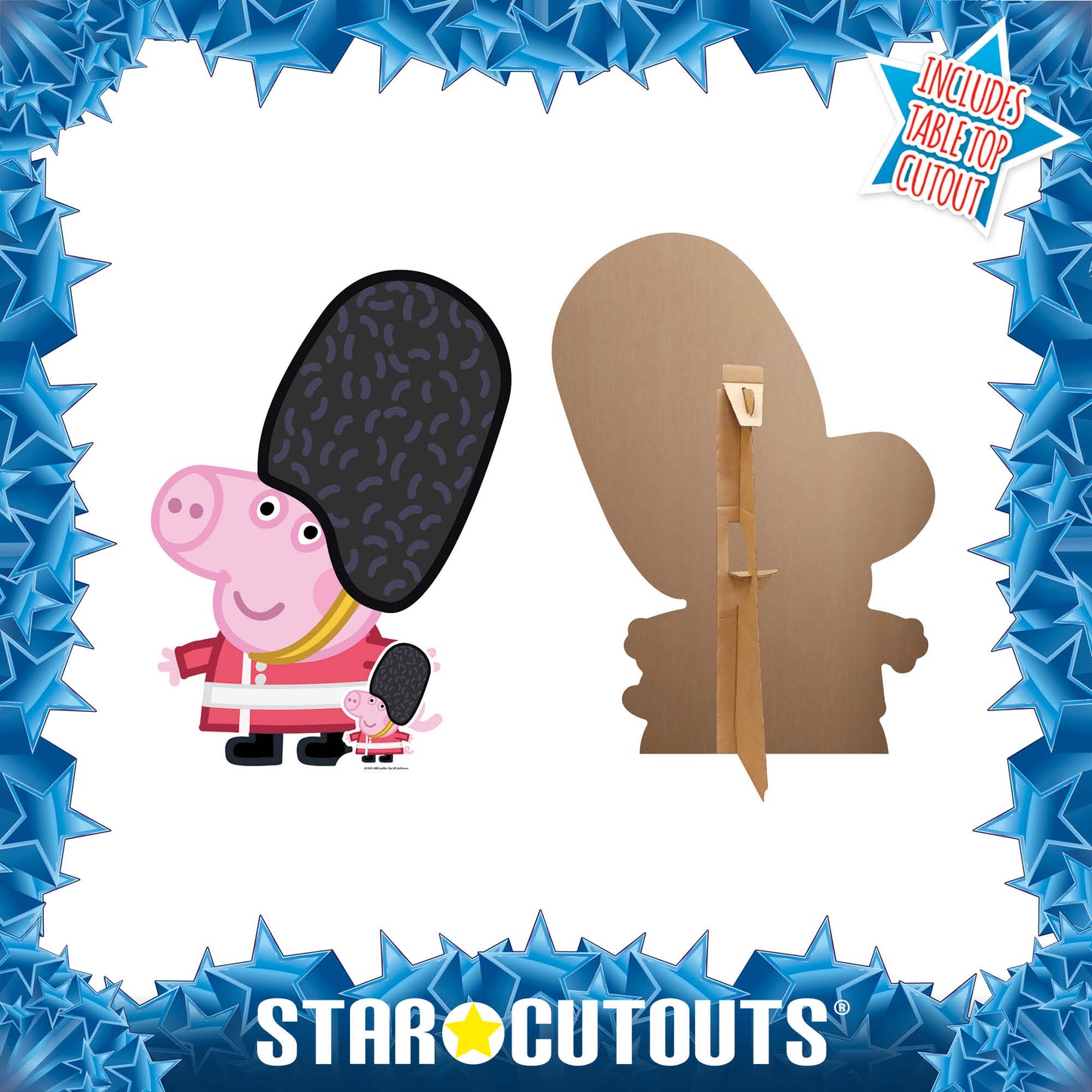 George Pig Palace Guard Cardboard Cutout - mycardboardcutout