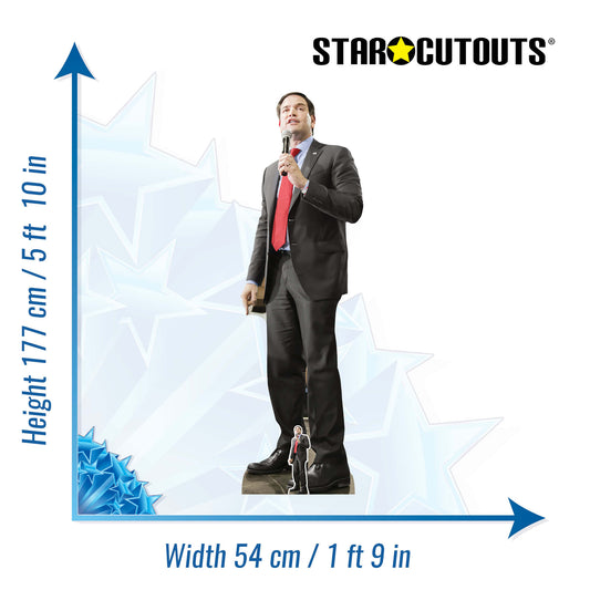 Marco Rubio Cardboard Cutout - mycardboardcutout