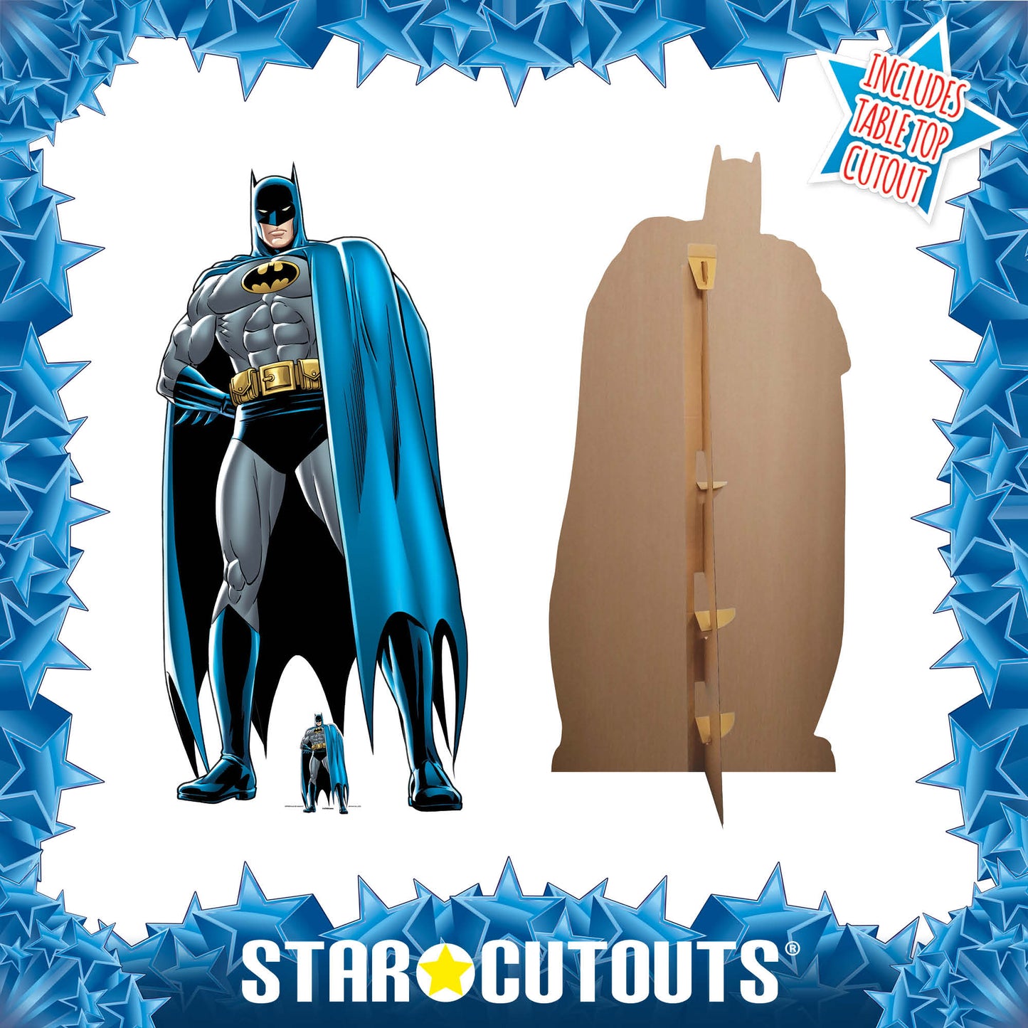 Batman Comic Style Cape Cardboard Cutout