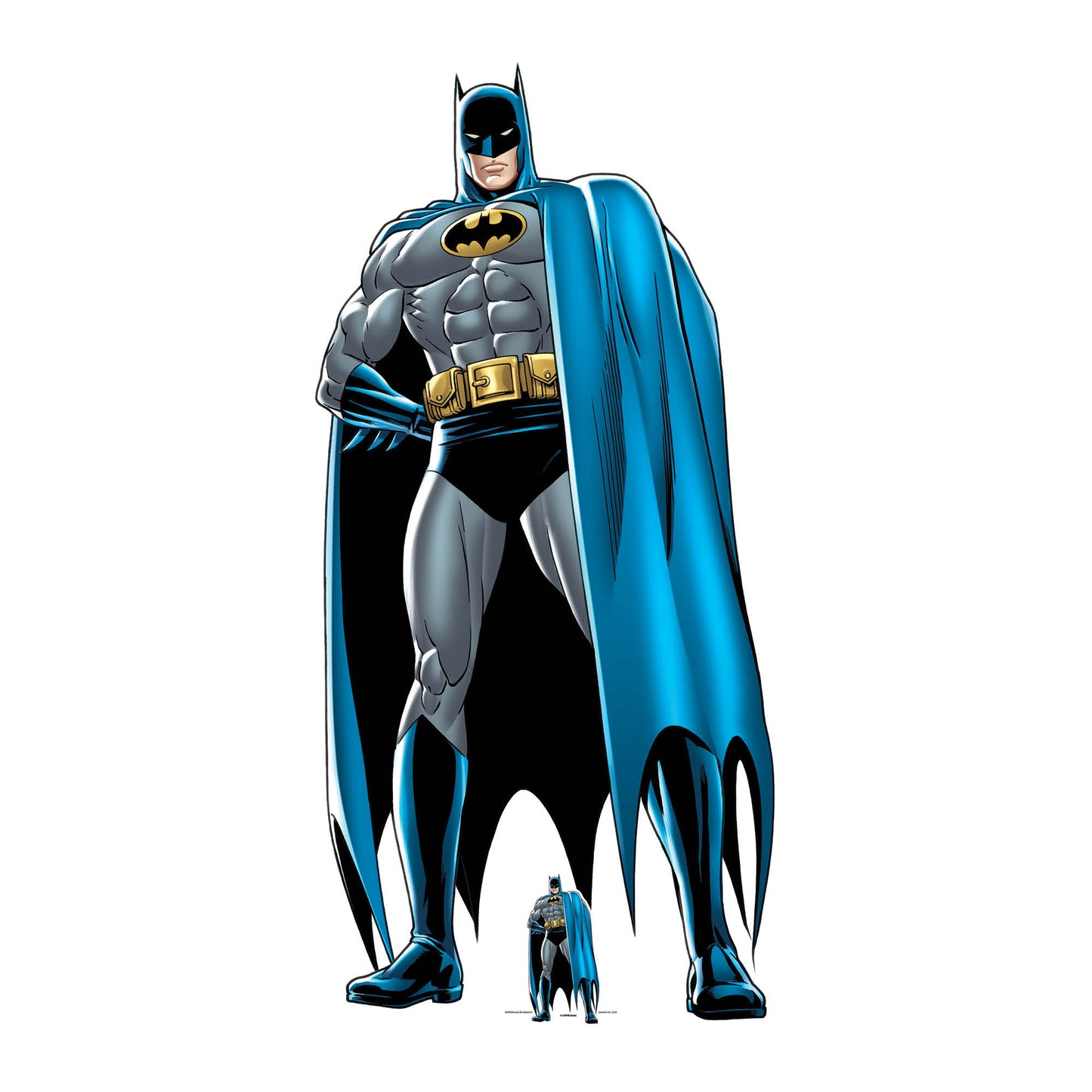 Batman Comic Style Cape Cardboard Cutout - mycardboardcutout
