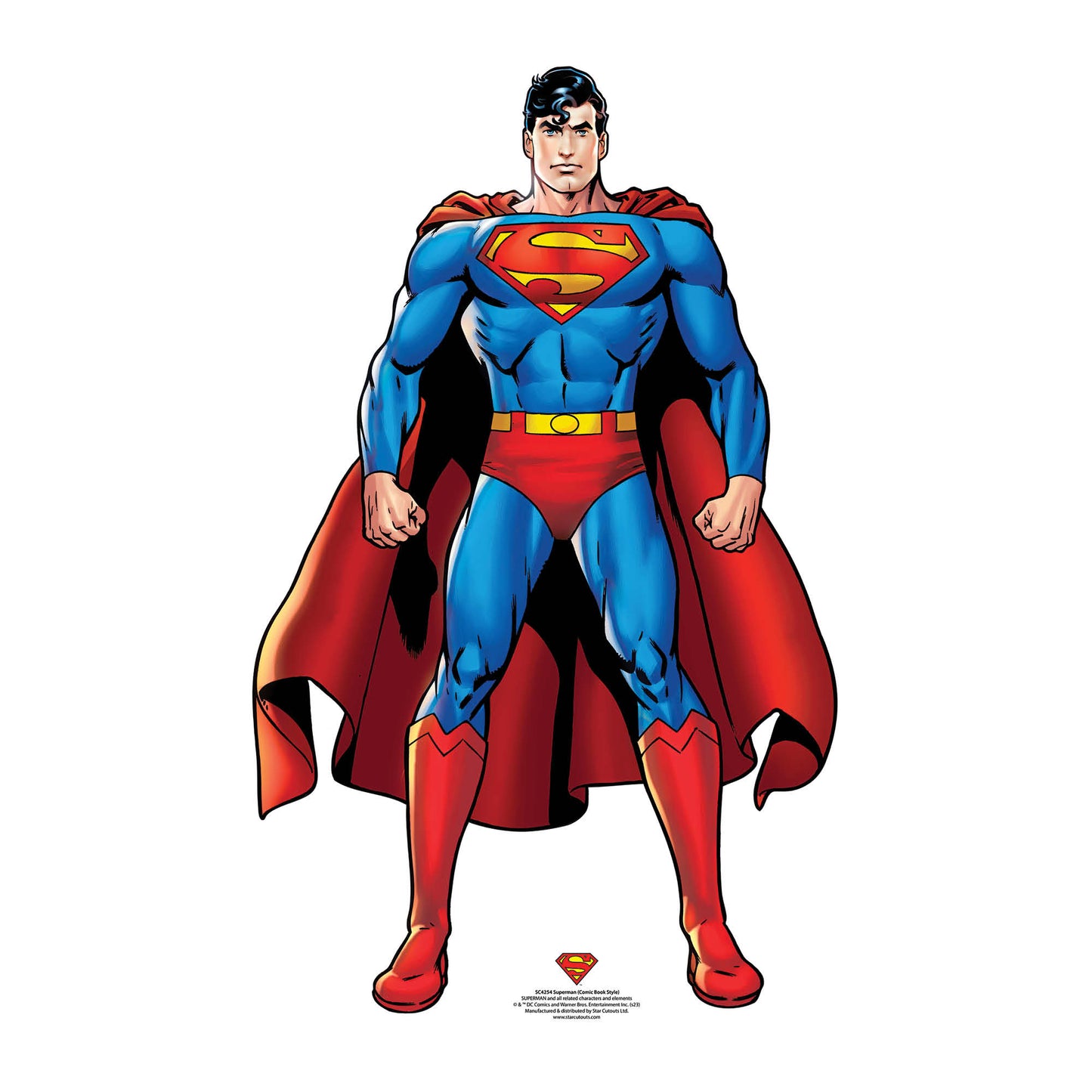 Superman Comic Style Cardboard Cutout - mycardboardcutout