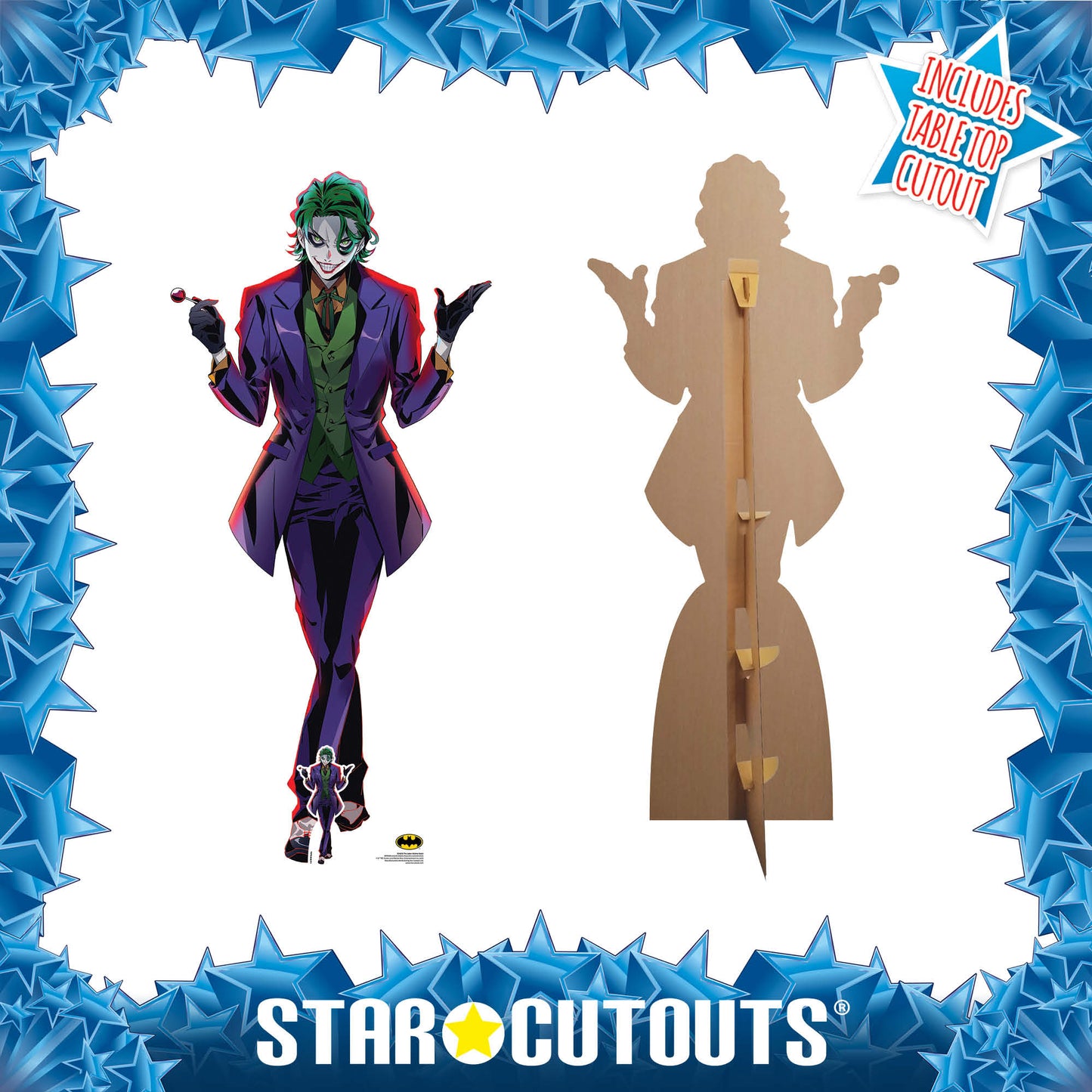 The Joker Anime Style Cardboard Cutout