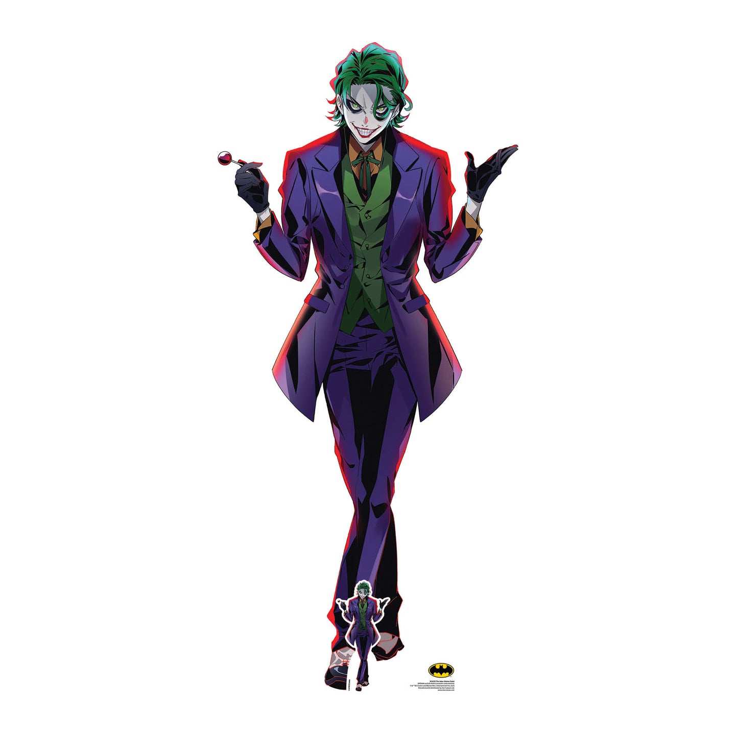 The Joker Anime Style Cardboard Cutout